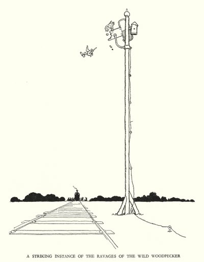 Illustration for Railway Ribaldry by William Heath Robinson