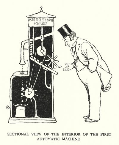 Illustration for Railway Ribaldry by W Heath Robinson by William Heath Robinson