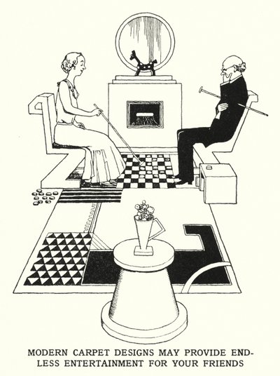 Modern Carpet Designs May Provide Endless Entertainment for Your Friends by William Heath Robinson