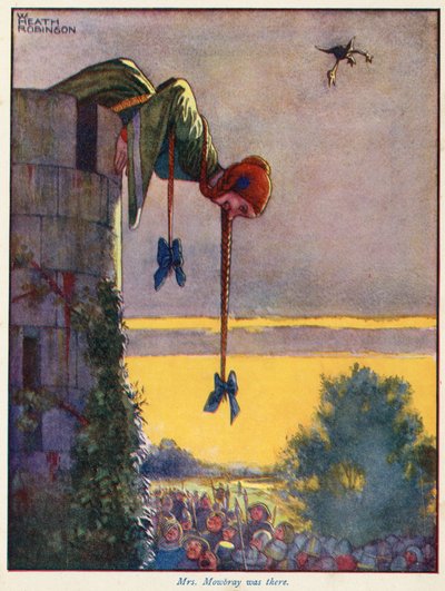 Mrs Mowbray Were There by William Heath Robinson