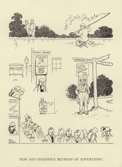 New and Ingenious Methods of Advertising by William Heath Robinson