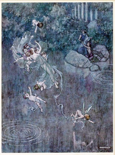 Oberon: and make him with fair Aegle break his faith, from A Midsummer Night