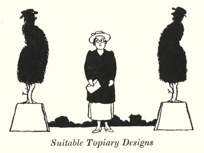 Suitable Topiary Designs by William Heath Robinson