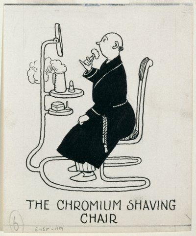 The Chromium Shaving Chair, (detail) from 