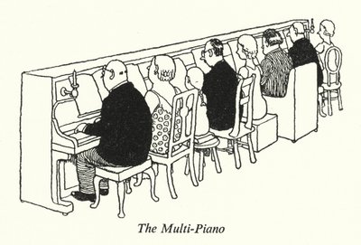 The Multi-Piano by William Heath Robinson