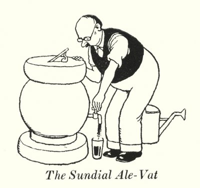 The Sundial Ale-Vat by William Heath Robinson