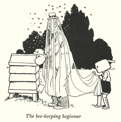 The Bee-Keeping Beginner by William Heath Robinson
