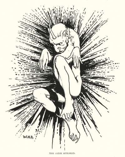 The Genie Appeared by William Heath Robinson