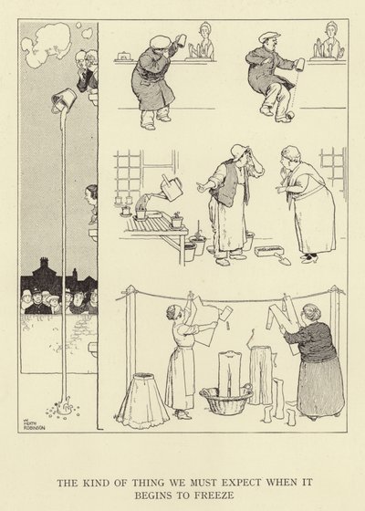 The Kind of Thing We Must Expect When It Begins to Freeze by William Heath Robinson