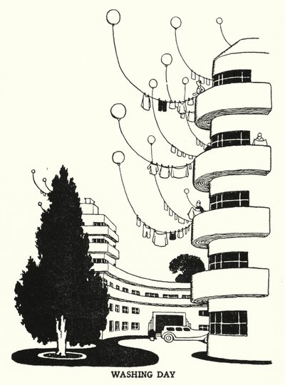 Washing Day by William Heath Robinson
