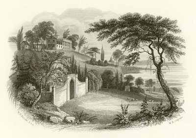 Residence and Tomb of Washington, Mount Vernon, on the Potomac by William Henry Brooke