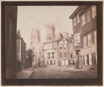 A Scene in York—York Minster from Lop Lane by William Henry Fox Talbot