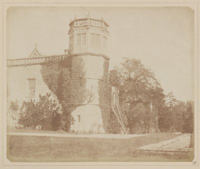 The Tower of Lacock Abbey by William Henry Fox Talbot