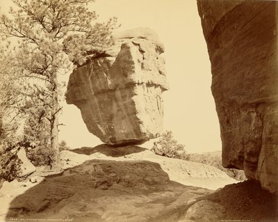 Balanced Rock, Garden of the Gods by William Henry Jackson