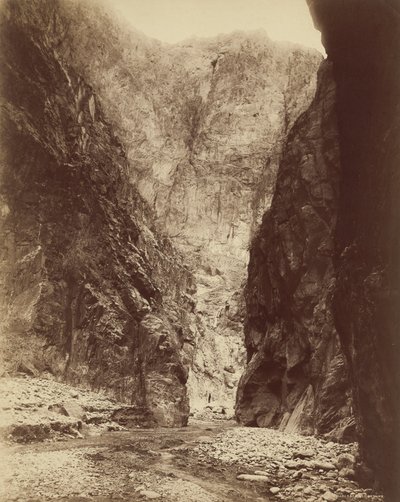 Diamond River Canyon, 1885 by William Henry Jackson