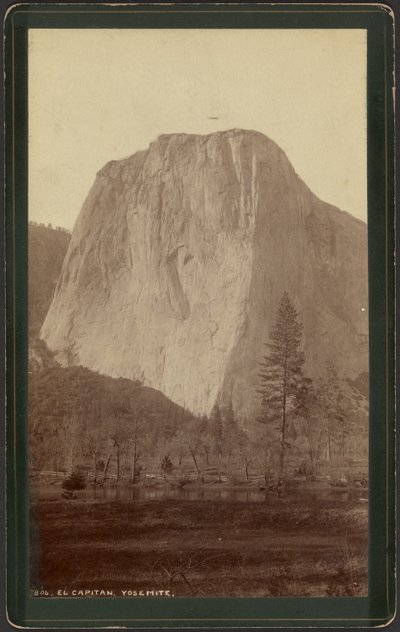 El Capitan, Yosemite by William Henry Jackson