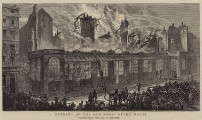 Burning of the Old Paris Opera House by William Henry James Boot