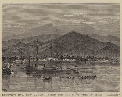 Discovery Bay, New Guinea, visited for the First Time by HMS Basilisk by William Henry James Boot