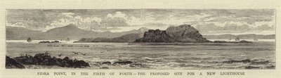 Fidra Point, in the Firth of Forth, the Proposed Site for a New Lighthouse by William Henry James Boot