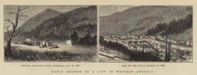 Rapid Growth of a City in Western America by William Henry James Boot