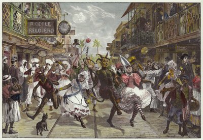 Carnival in Port of Spain, Trinidad by William Heysham Overend