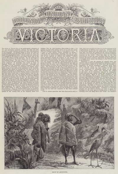 Colonial and Indian Exhibition, Victoria by William Heysham Overend