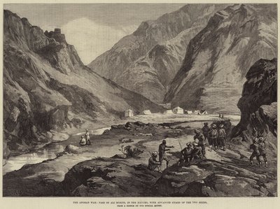 The Afghan War, Pass of Ali Musjid, in the Khyber, with Advanced Guard of the 14th Sikhs by William Heysham Overend