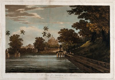 A View of a Mosque at Mounheer by William Hodges