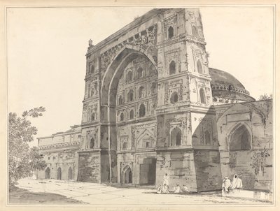 A View of a Mosque, i.e. Tomb at Jaunpur by William Hodges