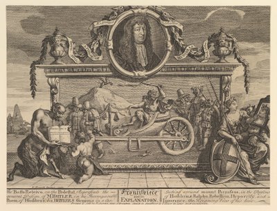 Frontispiece and Its Explanation: Twelve Large Illustrations for Samuel Butler by William Hogarth