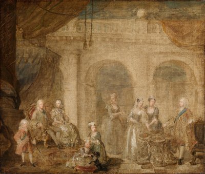 George II, King of England and his Family by William Hogarth