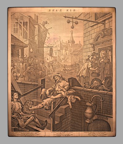 Gin Lane by William Hogarth