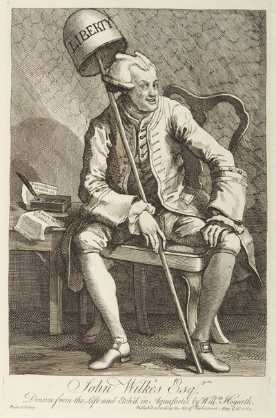John Wilkes by William Hogarth