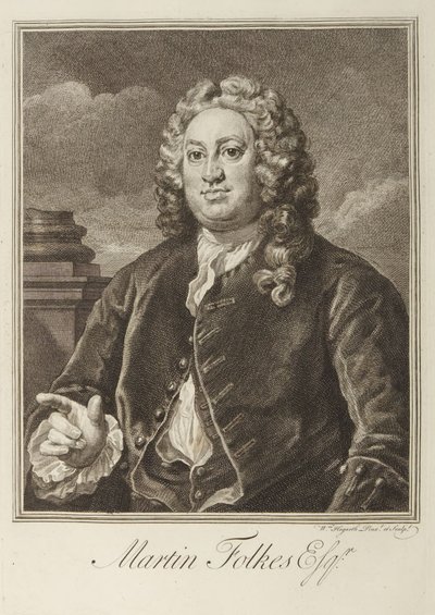 Martin Folkes by William Hogarth