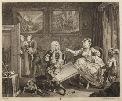 Plate 2 from the series A Harlot