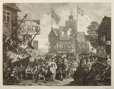 Southwark Fair by William Hogarth
