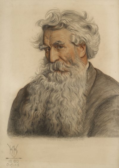 Portrait of Thomas Combe, Printer to the University by William Holman Hunt
