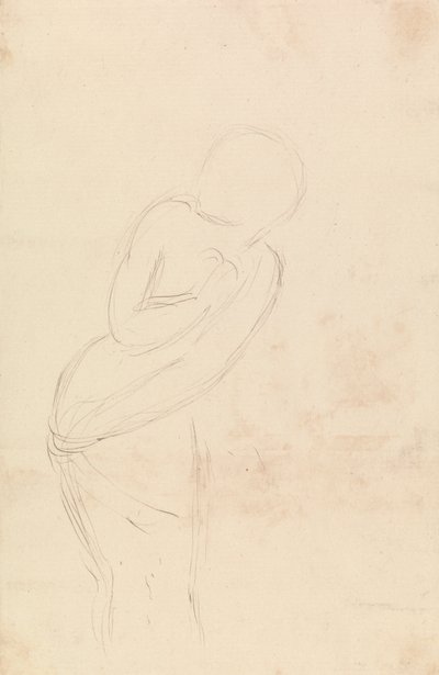 Sketch of a Woman (Study for Isabella and the Pot of Basil) by William Holman Hunt