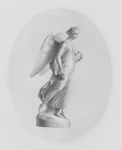 Aurora (engraved by W Roffe from the statue by J Gibson, RA, in the possession of Mrs Henry Sandbach) by William John Roffe