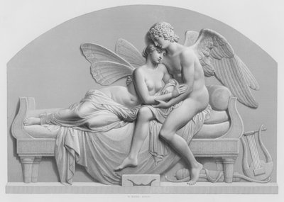 Cupid and Psyche (engraving) by William John Roffe