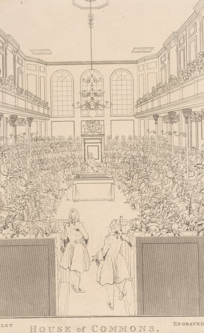 House of Commons, as it appeared in 1741-2 by William Johnstone White