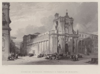 Duomo of Syracuse, Formerly a Temple of Minerva by William Leighton Leitch