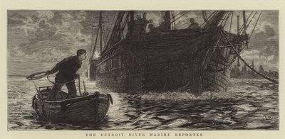 The Detroit River Marine Reporter by William Lionel Wyllie