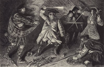 Fight in the Inn at the Clachan of Aberfoil by William Lockhart Bogle