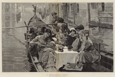 A Venetian Al Fresco by William Logsdail
