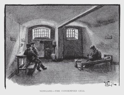 Newgate, the Condemned Cell by William Luker