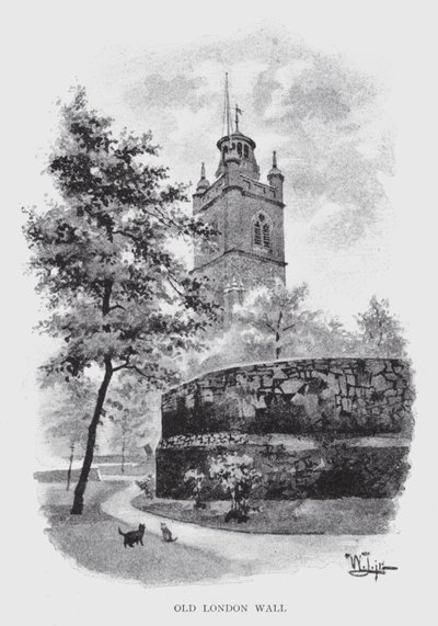 Old London Wall by William Luker
