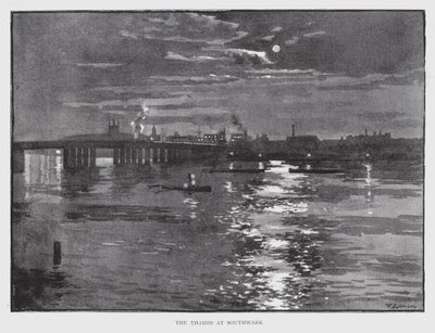 The Thames at Southwark by William Luker