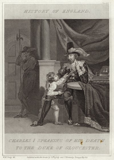 Charles I speaking of his death to the Duke of Gloucester by William Marshall Craig