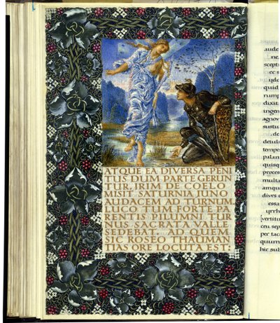 Iris appearing before Turnus, opening of Book IX of Virgil